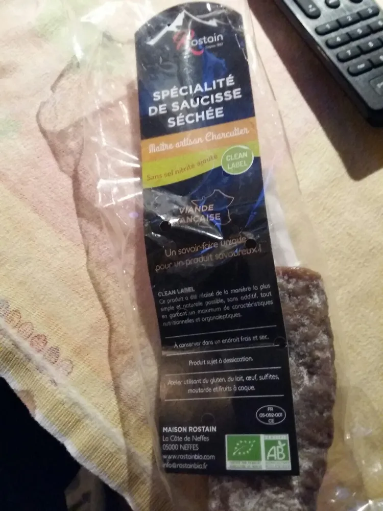 Saucisse seche
