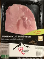 JAMBON CUIT SUPÉRIEUR SANS NITRITE NI NITRATE AJOUTE