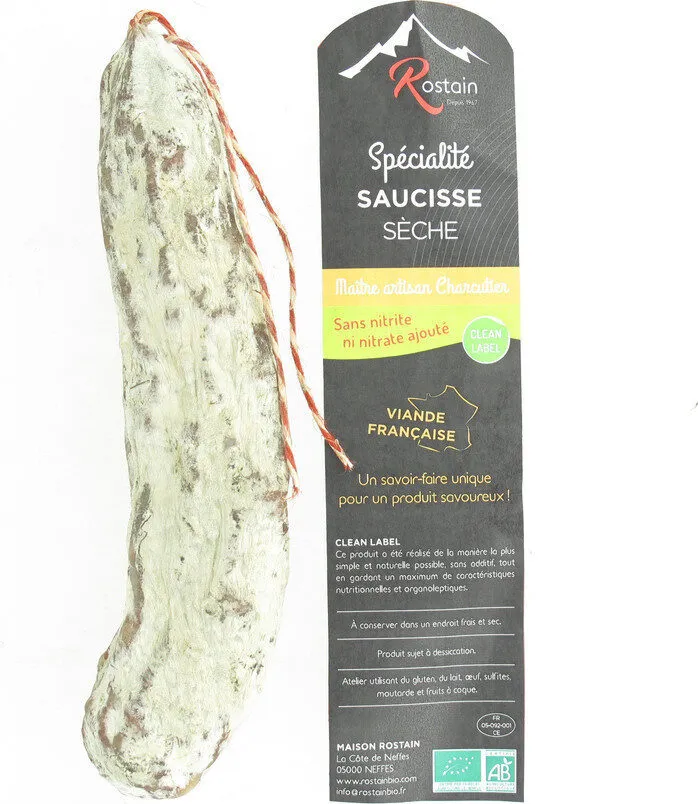 Spécialité de saucisse sèche aux noix Bio