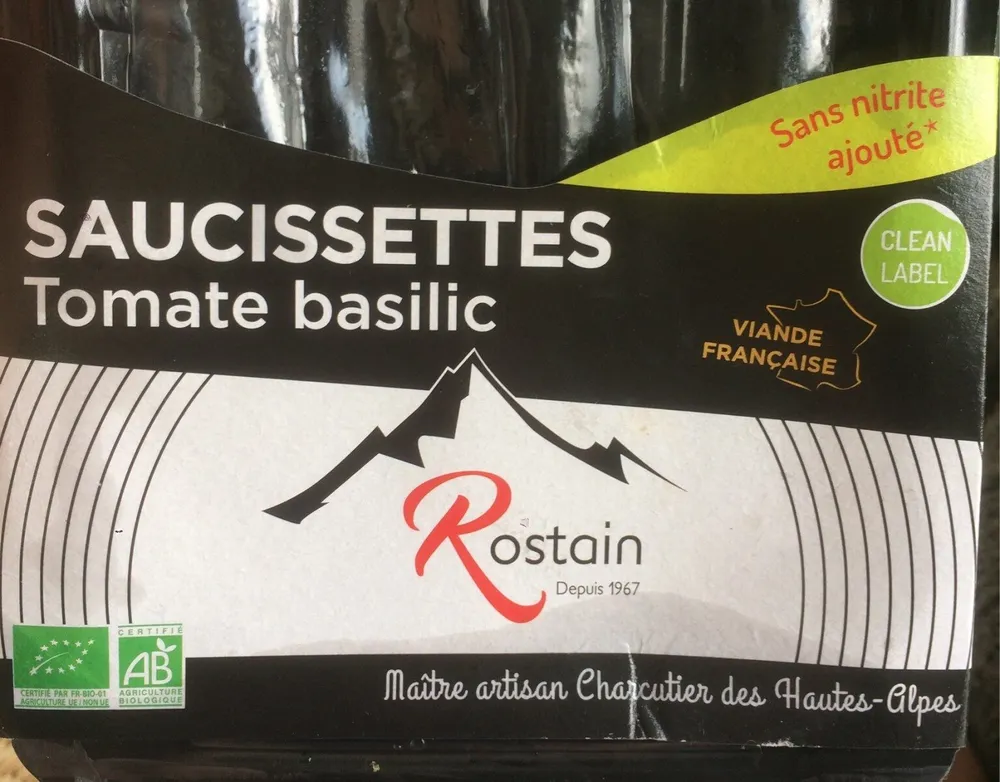 Saucissettes tomates basilic
