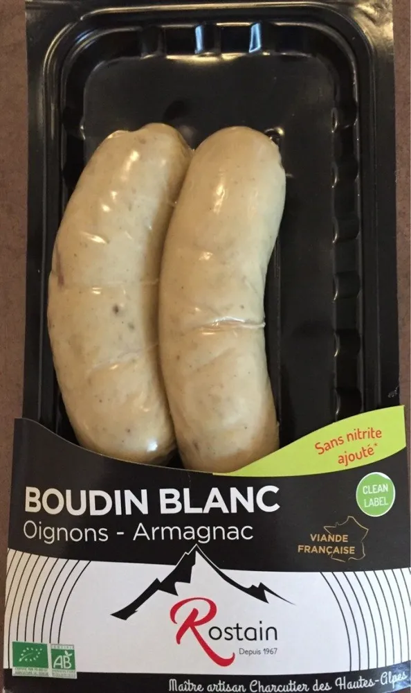 Boudin blanc oignons armagnac