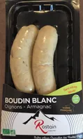 Boudin blanc oignons armagnac