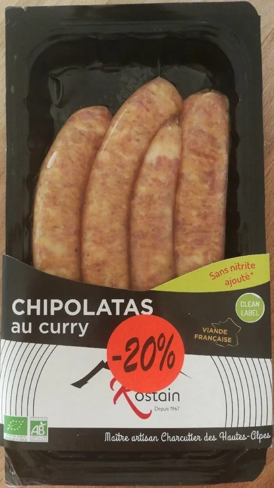 Chipolatas au curry