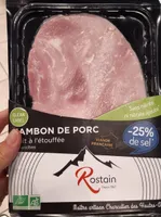 Jambon de porc cuit à l'étouffée