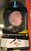 Rôti de filet de porc cuit