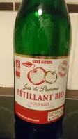 Jus de pomme pétillant bio