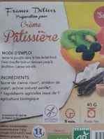 Preparation Pour Creme Patissiere