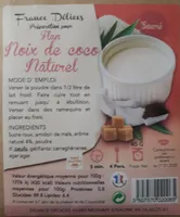 Préparation pour flan noix de coco