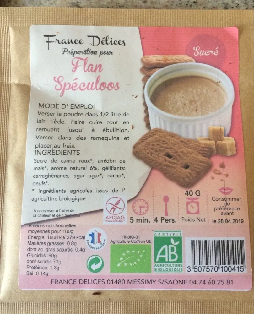 Flan Spéculos