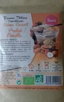 Crème dessert praliné noisettes