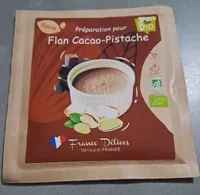 Préparation pour flan Cacao-Pistache