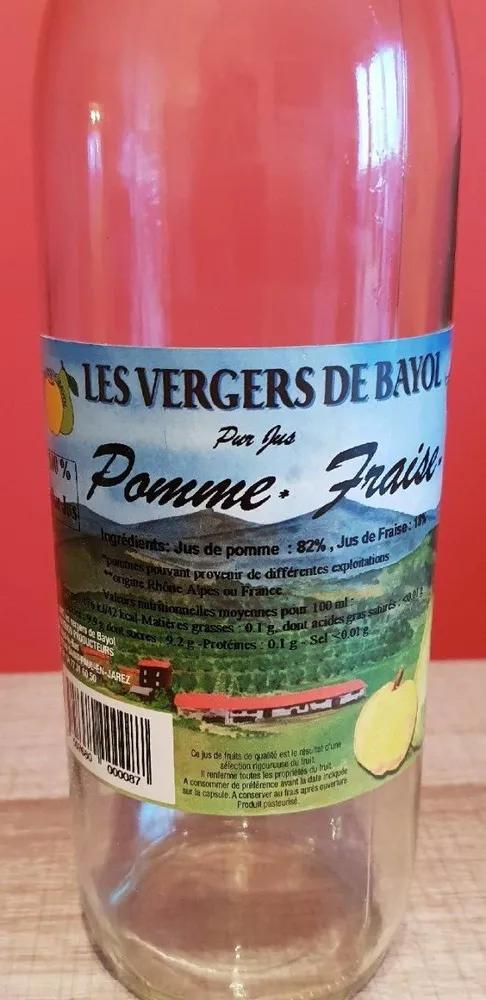 Pur jus Pomme-fraise