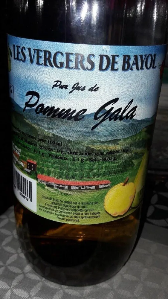 Jus de pomme gala