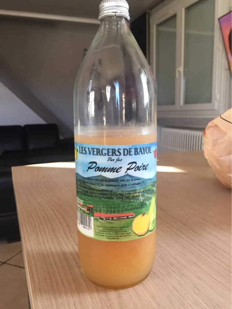 Pur jus pomme poire