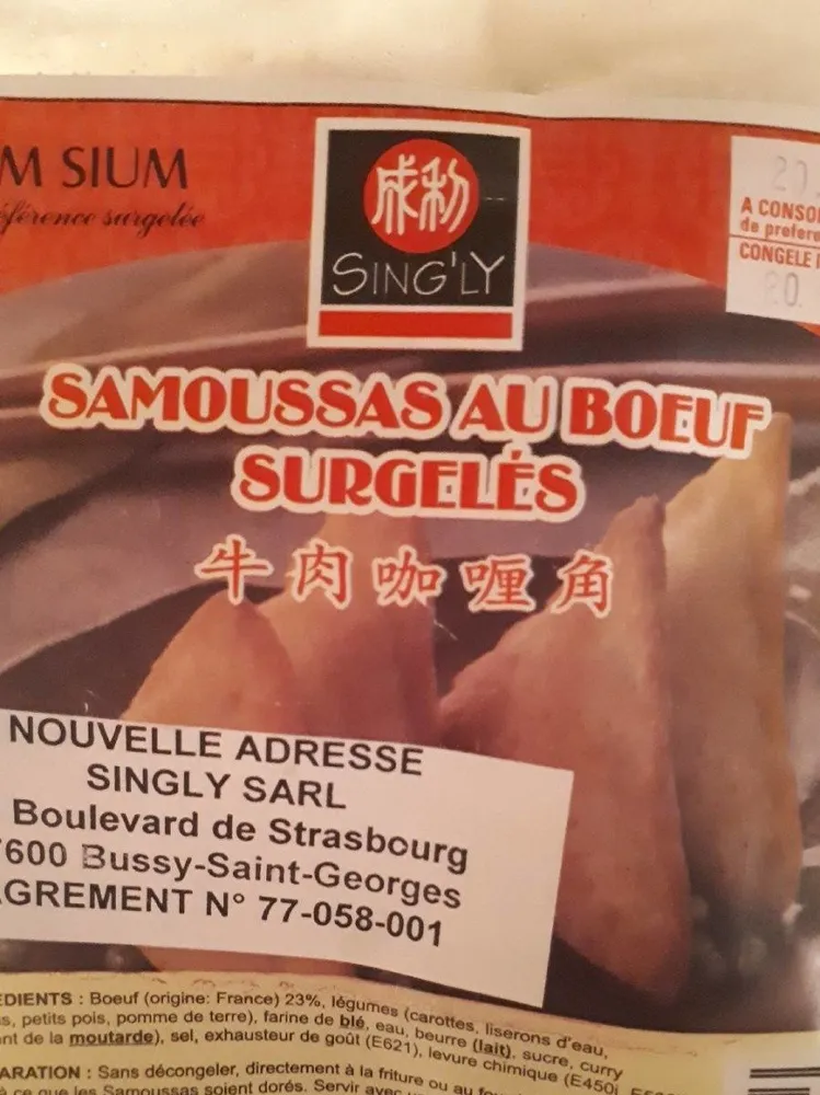 Samoussas boeuf