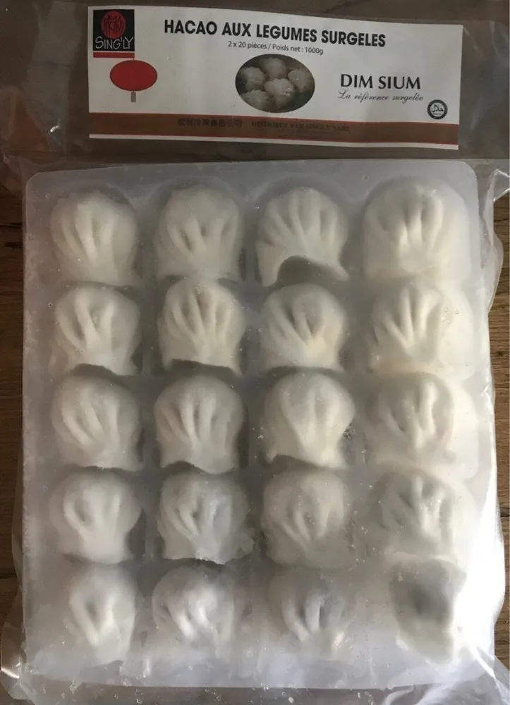 Hacao aux légumes surgelés