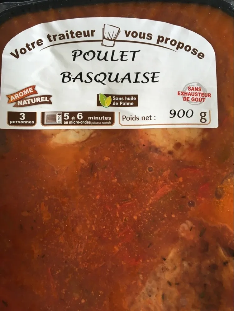 Poulet basquaise