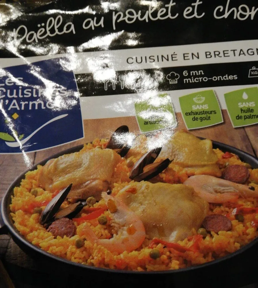 Paella poulet et chorizo