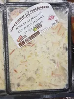 Noix de st jacques aux petits légumes et ses gambas