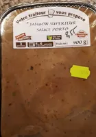 Jambon supérieur sauce porto