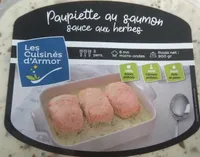 Paupiettes au saumon sauce aux herbes