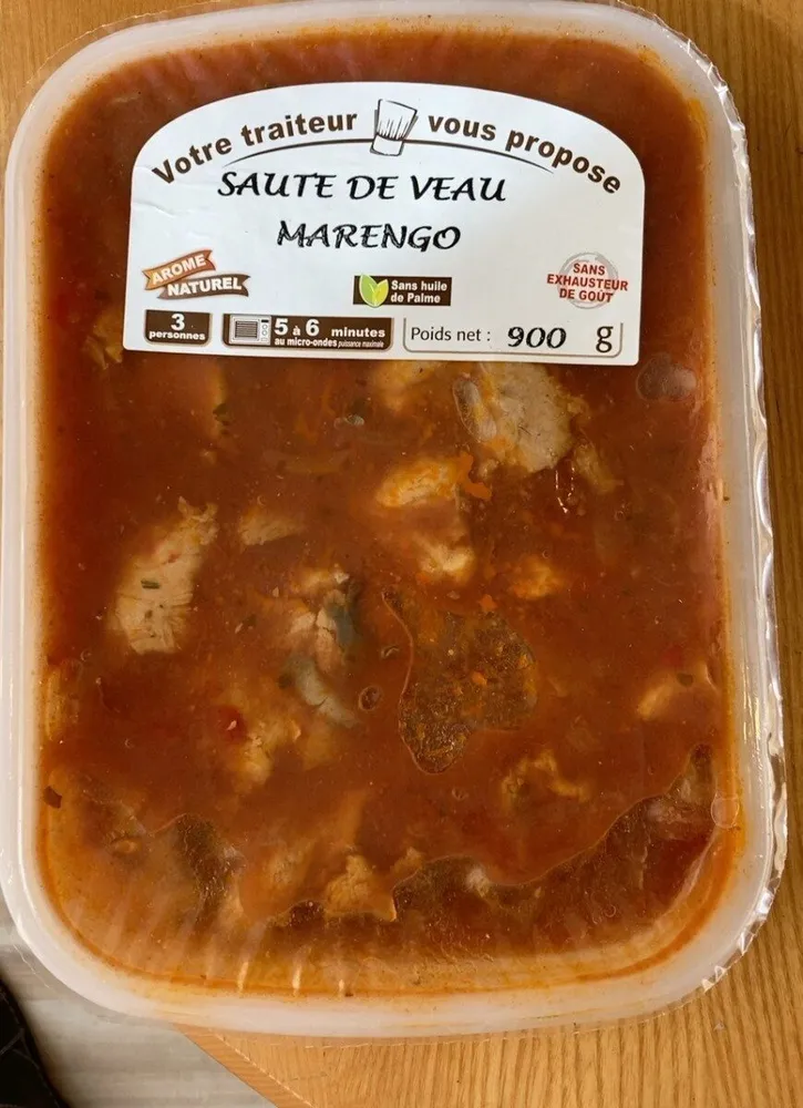 Saute de veau Marengo