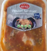 Poulet fermier aux légumes