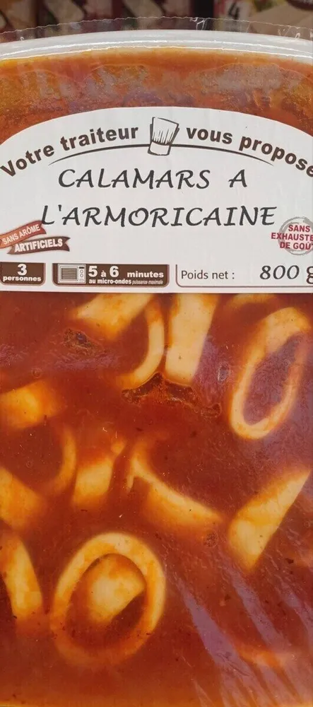 Calamars à l'armoricaine