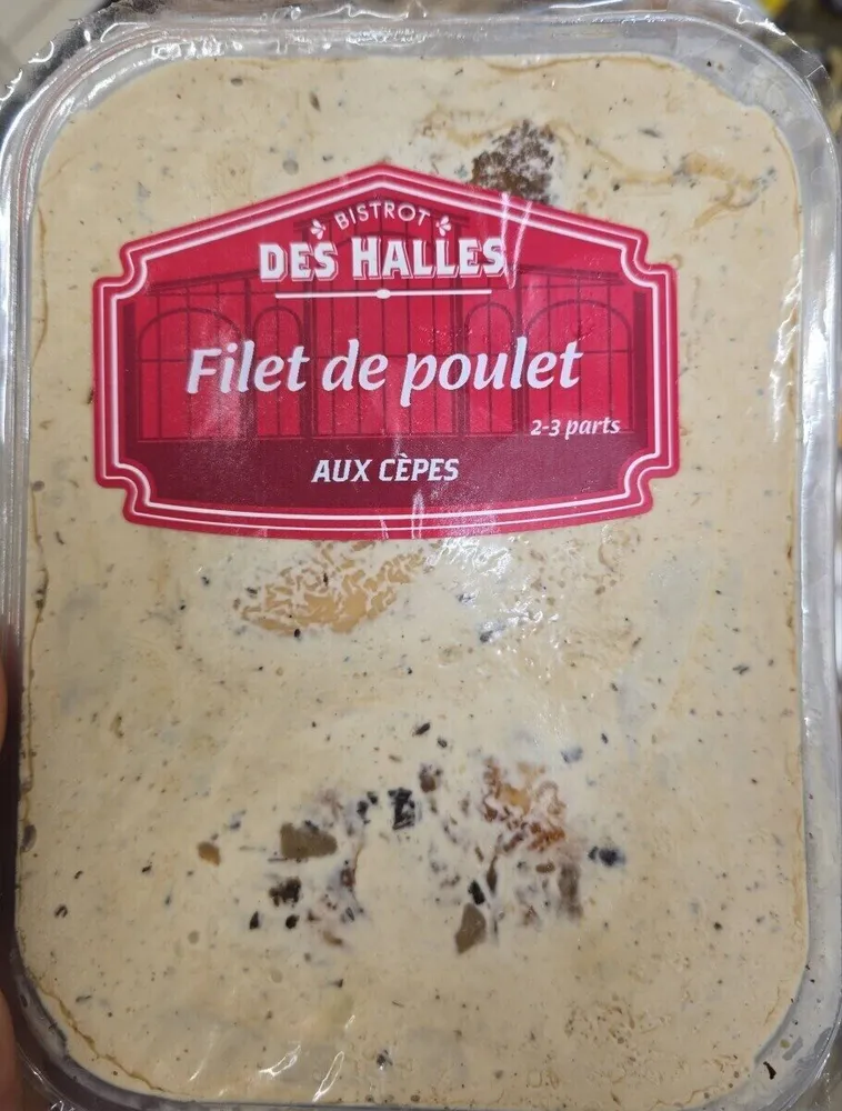 Filet de poulet aux cepes