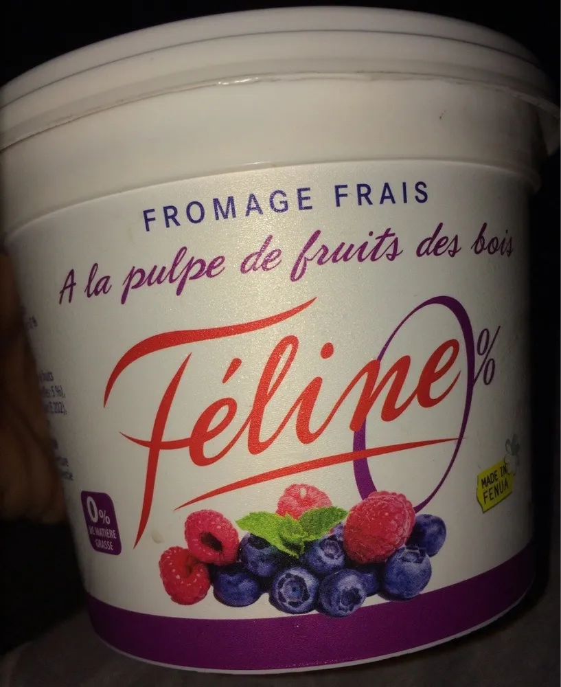 Fromage frais à la pulpe de fruits des bois