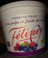 Fromage frais à la pulpe de fruits des bois