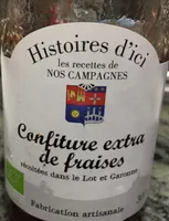 Confiture extra de fraises