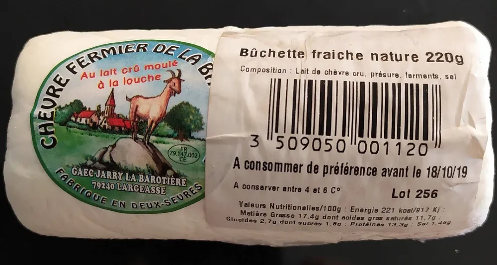 Chèvre fermier la Barotière