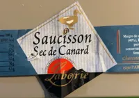 Saucisson sec de canard