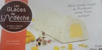 Buche glacée nougat sorbet fruits ex