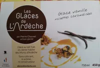 Glace vanille noisettes caramélisées