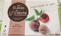 Sorbet pêche de vigne