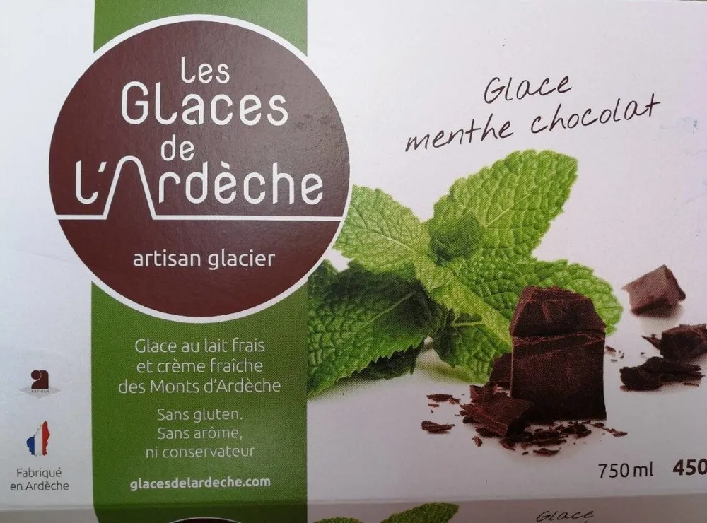 Glace menthe chocolat