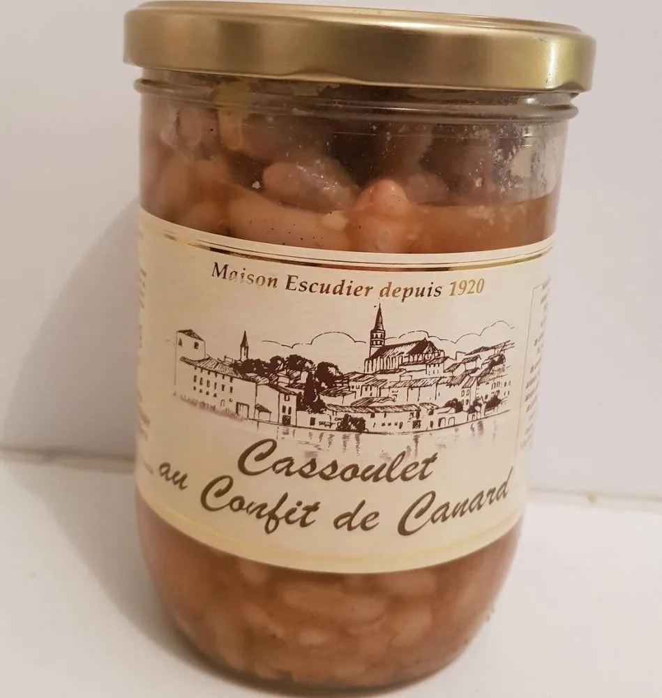 Cassoulet au confit de canard 780g