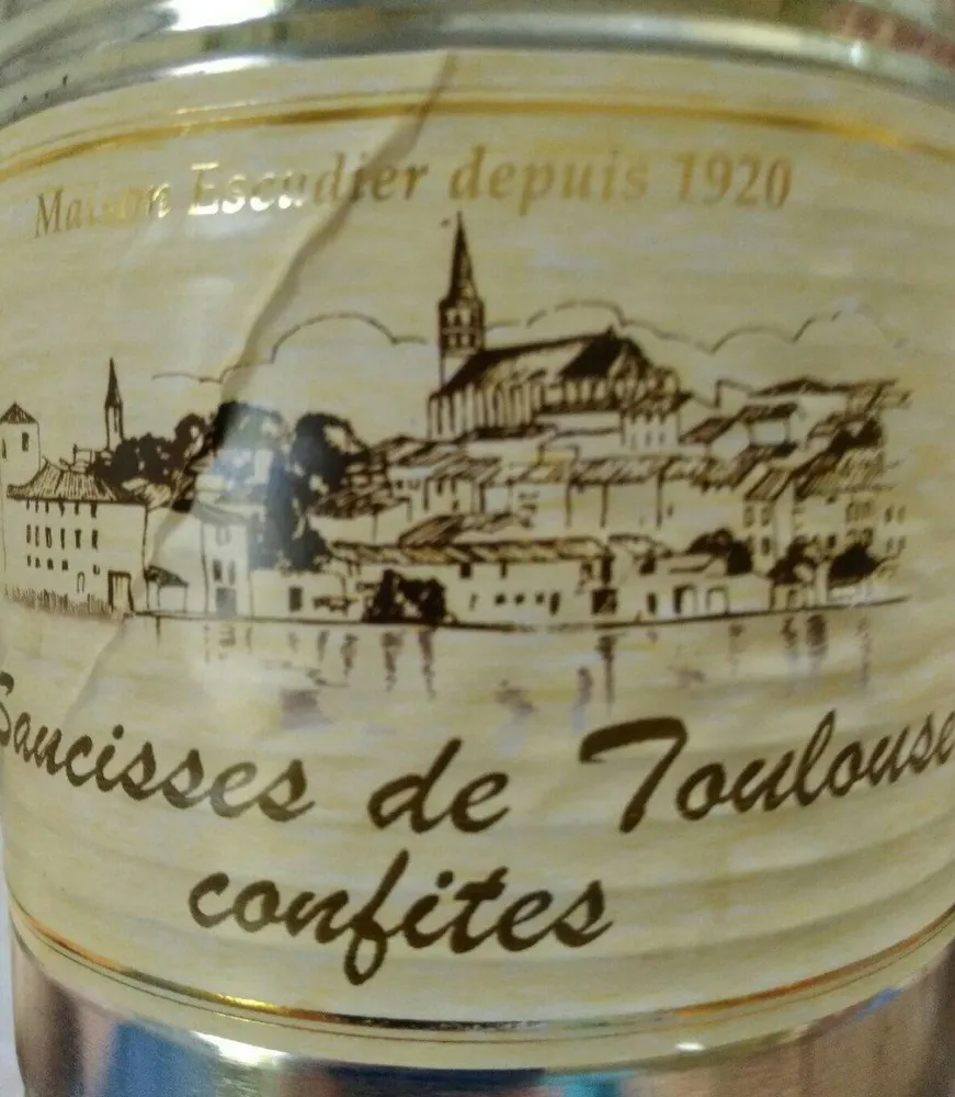 Saucisses de Toulouse confites