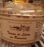 Terrine de lièvre au romarin