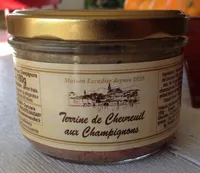 Terrine de chevreuil aux champignons