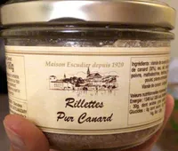 Rillettes pur canard