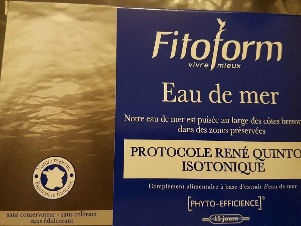 Eau De Mer Isotonique - 30 Ampoules - Fitoform