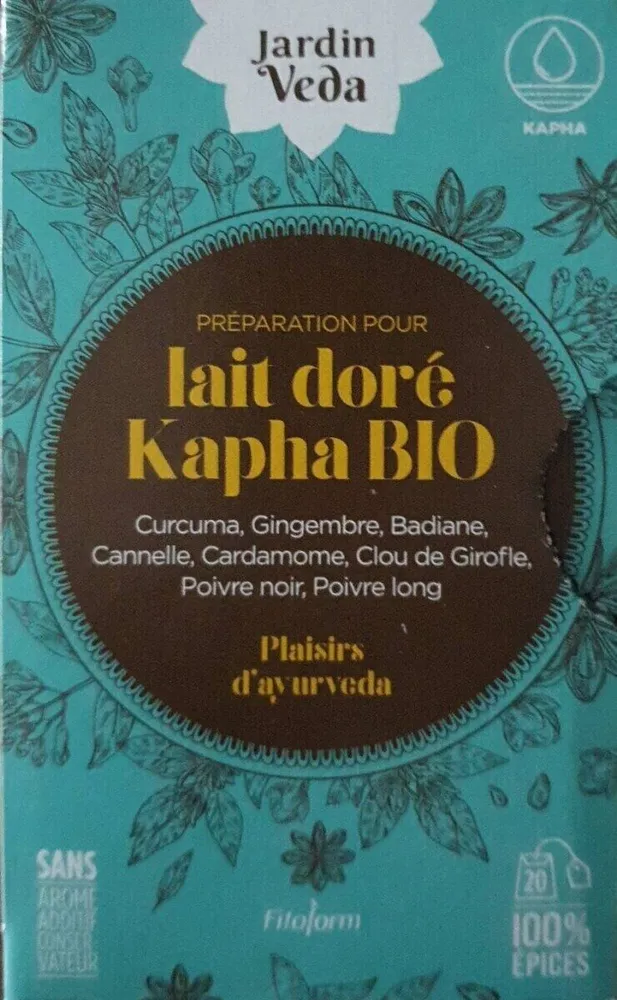 Lait doré Kapha Bio