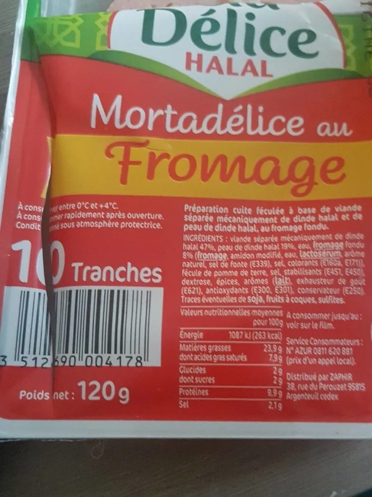 mortadelice au fromage