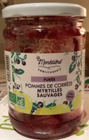 Purée pomme myrtille