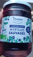 Confiture extra de myrtilles sauvage