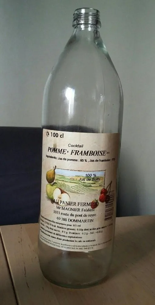 Cocktail pomme framboise