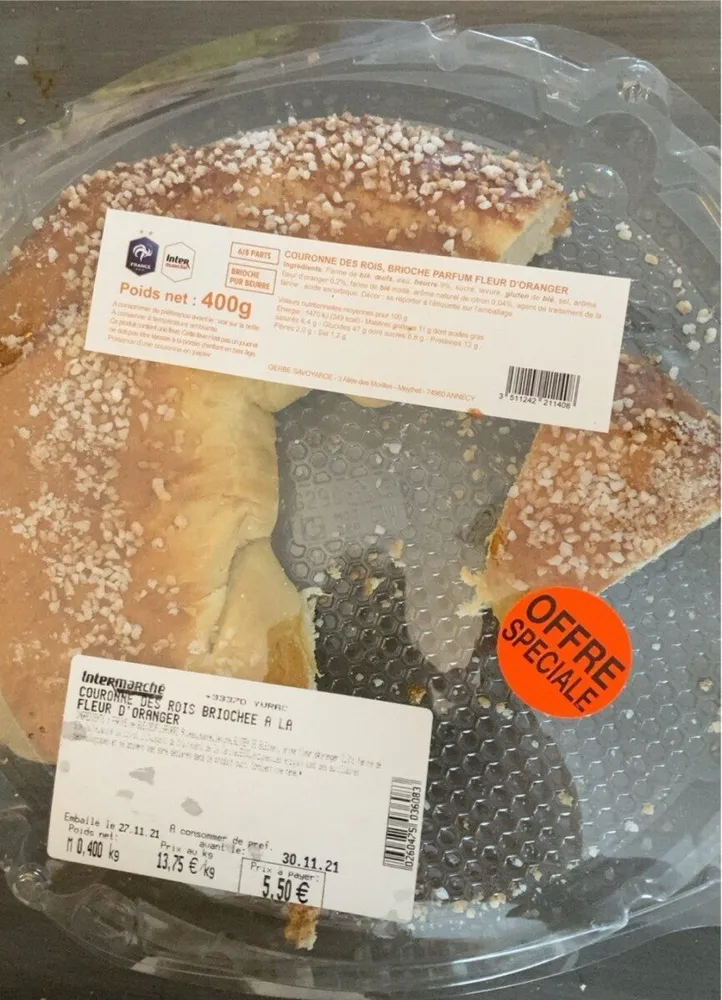 Couronne des rois briochee
